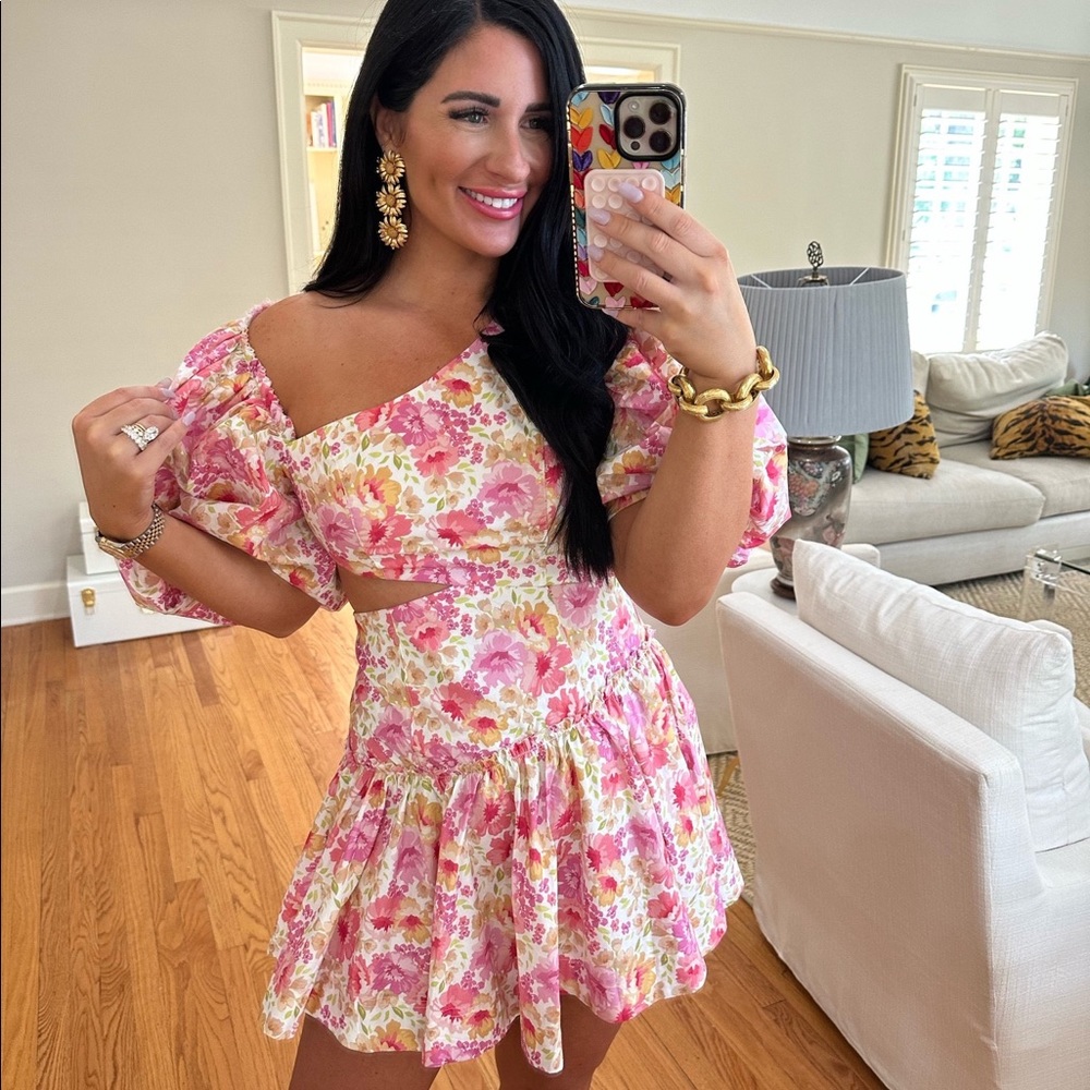 Red Dress Boutique pink cut out dress